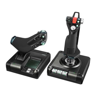Controlador de Simulacao com Manete e Acelerador Logitech X52 Professional H.O.T.A.S USB 945-000022