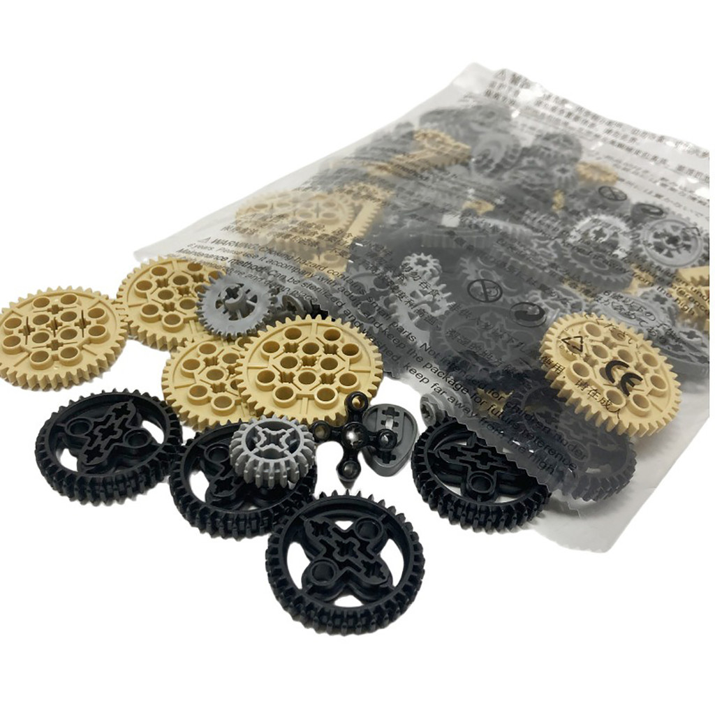 120 Pçs MOC Técnica Bloco De Construção Engrenagem Rack Tijolos Mecânicos Peças Carro Robat Acessórios 32498 45372 32072 4716 Conjunto Mistura