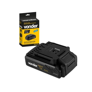 Bateria de 12V Íons de Lítio Capacidade 1,3 Ah para Parafusadeira e Furadeira PFV012 Vonder