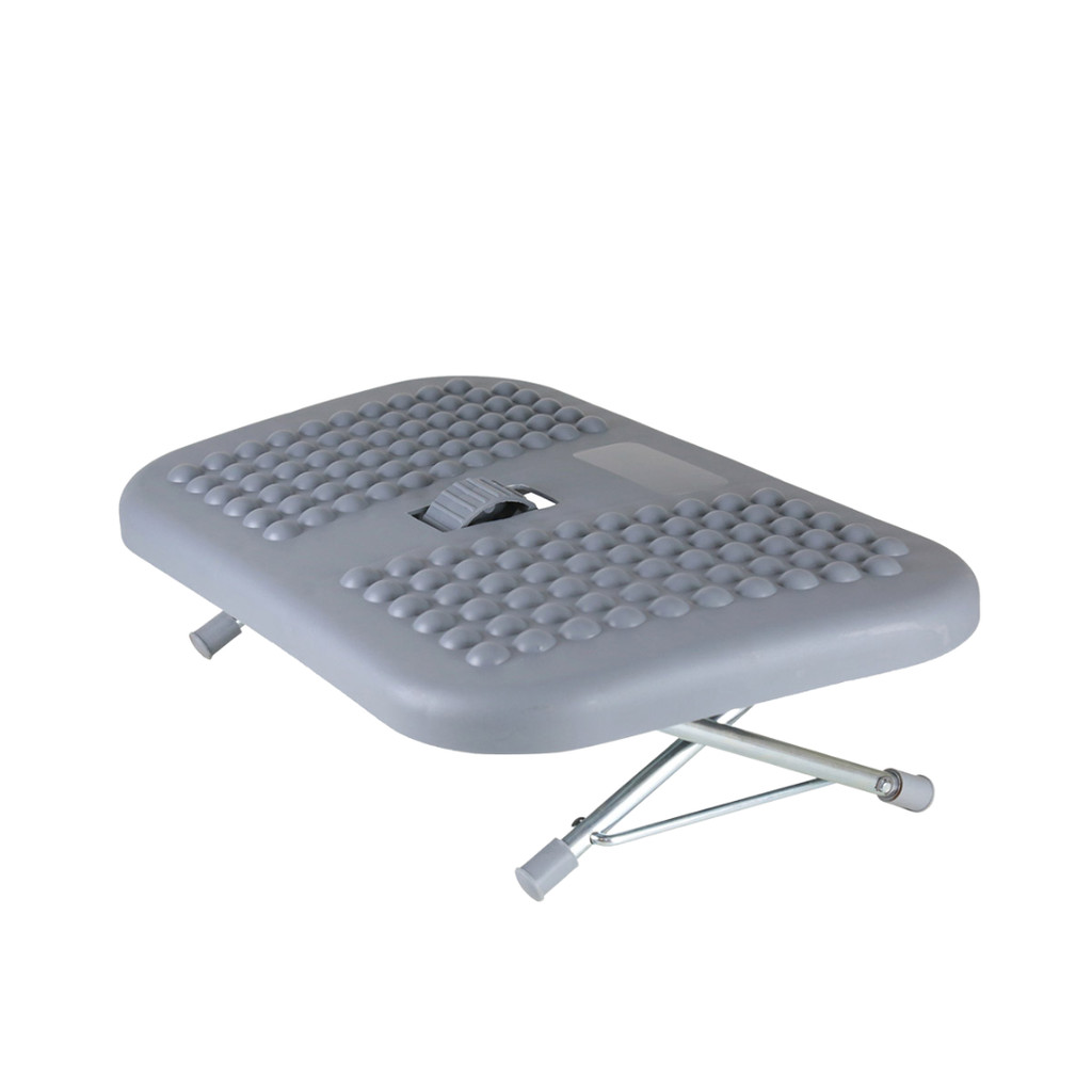 Apoio Ergonômico Para Os Pés Nr17 Ergonomia C/ Roldana Cinza | Shopee ...