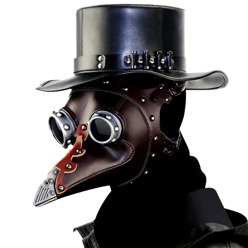 Attitude Studio Steampunk Plague Doctor - Máscara Metálica | Meses Sin