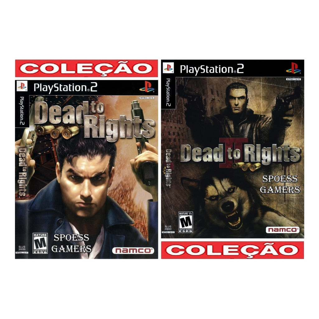 Jogo Dead To Rights 1 E 2 Coleção (2 Dvds) Tiro Play 2 | Shopee Brasil