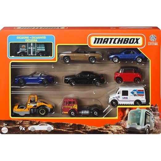 Matchbox Carrinho Básicos Sortidos - 9 un - Mattel X7111