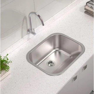 Tanque Lavanderia 55 X 45 Com Válvula Aço Inox 201