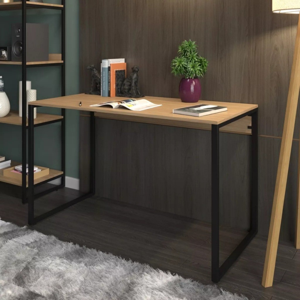 Escrivaninha Industrial 120x50x75 Home Office