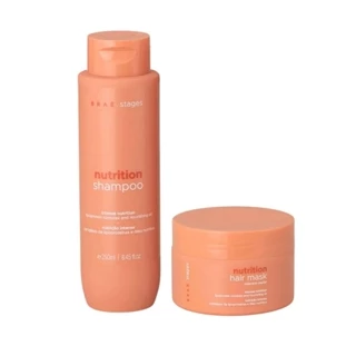 Kit Braé Stages Nutrição Shampoo 250ml + Máscara 200g