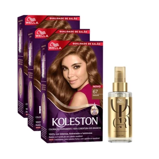 KIT TRIO Koleston Colr Chocolate 67 55g + Óleo
