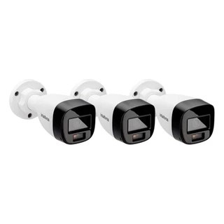Kit 3 Câmeras de Segurança VHD 1220 B G7 Full Color Visão Noturna Colorida 20m Proteção IP67 Intelbras