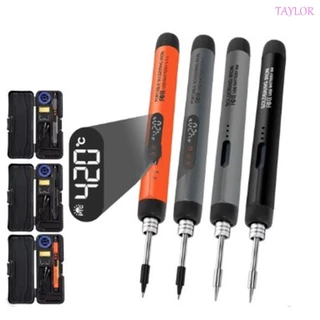 Conjunto De Ferro De Solda Elétrico TAYLOR , USB Ajustável Com Temperatura Inteligente 300-450