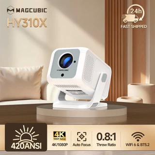 Projetor Magcubic HY310X Foco Automático 420 ANSI Android 11 Nativo 1080P FHD Suporte 4K Gimbal 180 ° Rotação