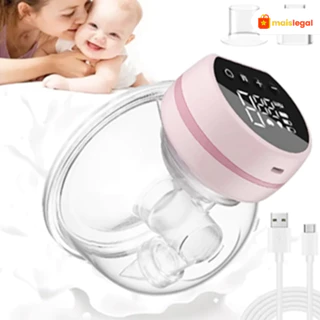 Dispositivo para extração de leite materno, modelo elétrico, portátil e recarregável, ideal para facilitar a amamentação em Oferta na Shopee