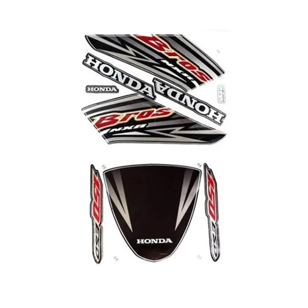 Kit Adesivos Bros 150 2005 Preta ESD | Shopee Brasil