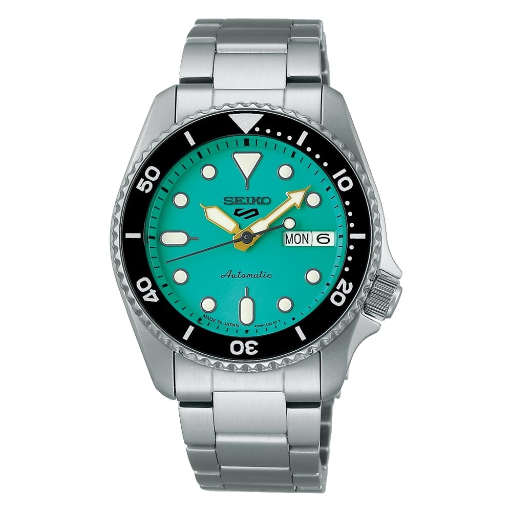 Relógio masculino Seiko Five Sports SKX de tamanho médio, estilo