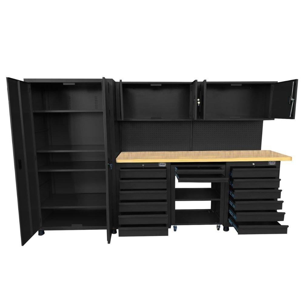 Armário Modulado para Oficina Preto Completo - Ork | Shopee Brasil