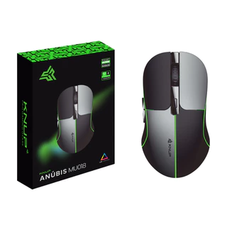 Mouse Gamer Bluetooth 2.4G Sem Fio Sensor Pixart 3065 até 1600DPI 6 Botões RGB Precisão Ajustável Design Ergonômico