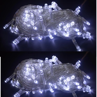 Kit 2 Pisca Pisca Led 100 Lâmpadas Branco 9 Metros 220V em Oferta na Shopee