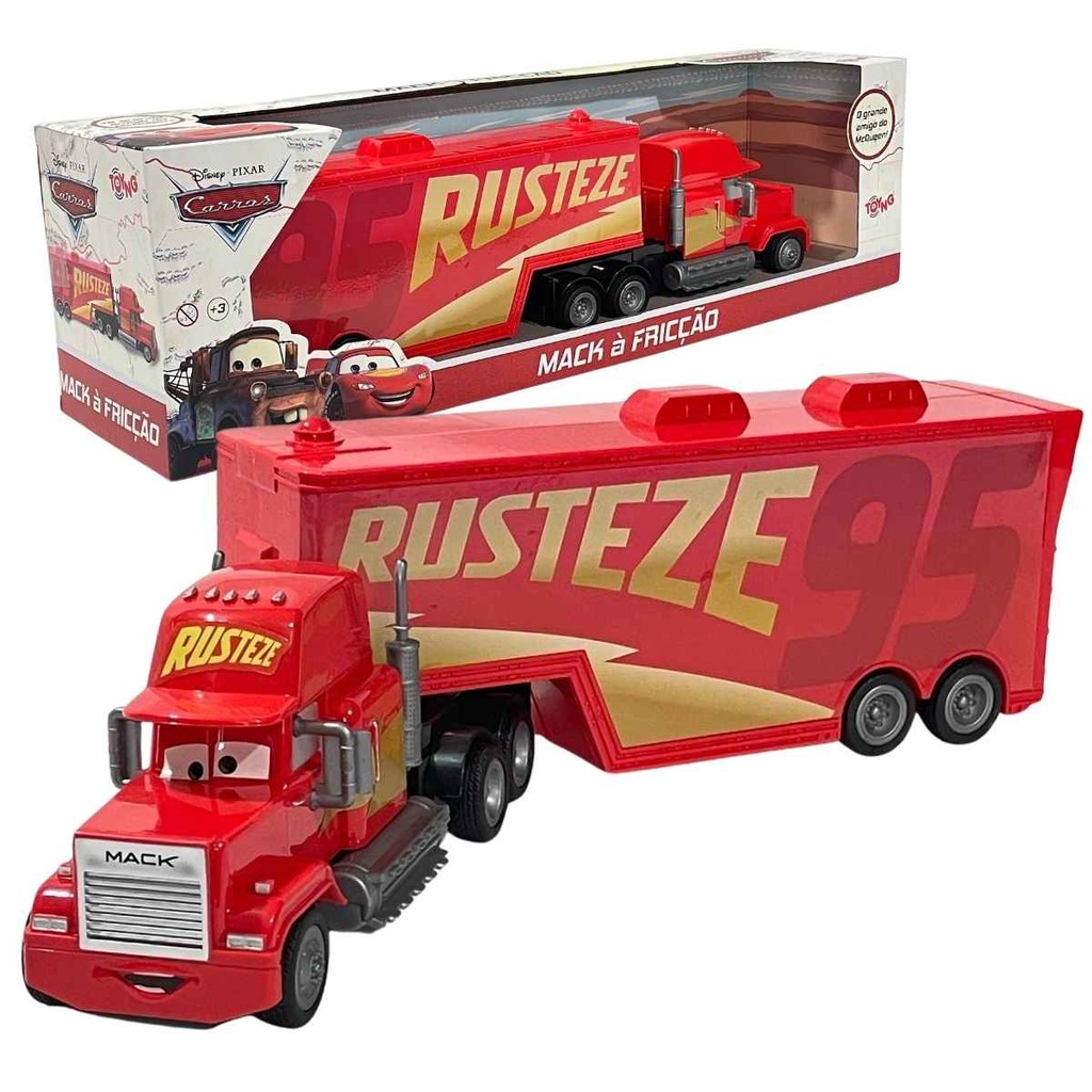 Disney Carros Caminhão Mack A Fricção 47cm Original, Toying, Carreta ...