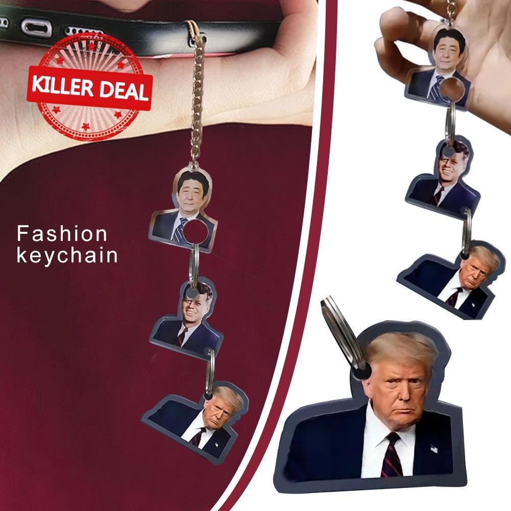 Donald Trump Abe Kennedy Keychain Tiro De Assassinato De Chaveiro ...