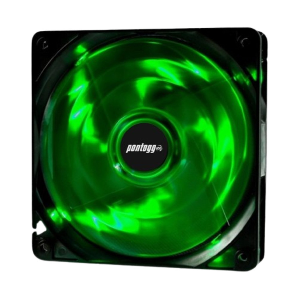 Cooler Fan Basic Verde 4 Leds Para Gabinete 120mm x 120mm | Shopee Brasil
