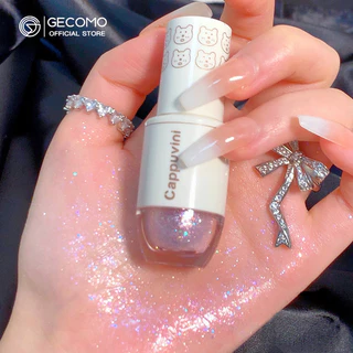 Cappuvini Starry Eyes Sombra Líquida Olhos Estrelados Perolada Brilho Fino Brilhante De Boliche
