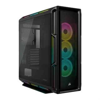 Gabinete Gamer Corsair ICUE 5000T RGB, Mid-Tower, Lateral de Vidro, Com 3 Fans, Preto, CC-9011230-WW em Oferta na Shopee