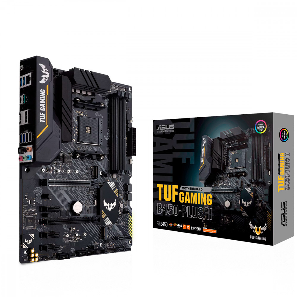 Placa Mãe Asus TUF Gaming Para AMD AM4 B450-Plus II 4xDDR4 ATX