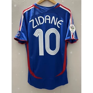 2006 ZIDANE HERNY Camisa Retro Alta Qualidade T-shirt Personalizado Para Retro Futebol Caseiro FQRA