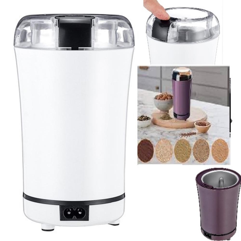 Moedor Triturador Café Bivolt Grãos Elétrico Inox Temperos