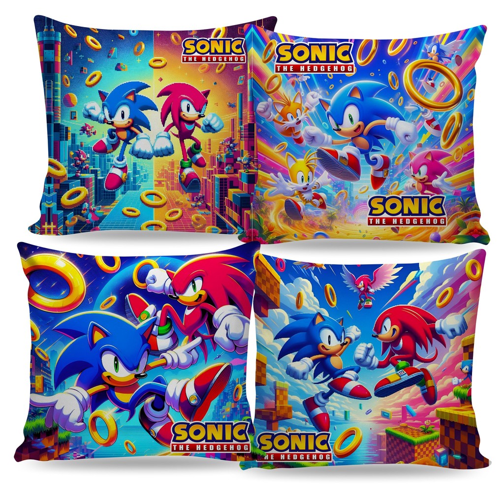 Capa de Almofada - Sonic, 45x45 cm