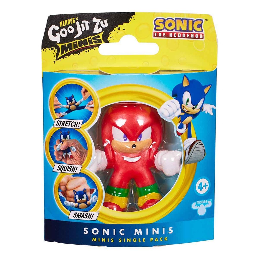 Boneco Elástico Heroes of Goo Jit Zu Minis Single Pack Sonic The
