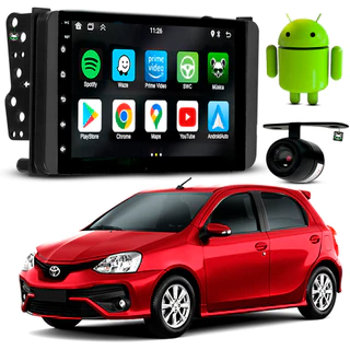 Kit Central Multimidia Android 7 Pol Etios 2012 2013 2014 2015 2016 2017 2018 2019 2020 2021