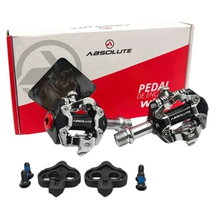 Pedal Clip Absolute Wild Mtb Com Tacos Rolamentos Selados