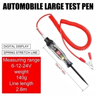 Testador Circuito Tensão Para Caminhão Carro Ferramentas Auto 3V-48V Sonda De Diagnóstico Elétricas Caneta De Medição