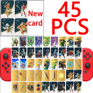 Novos Cartões Zelda NFC De 45 Unidades Aplicam-Se À Lenda De Tears of the Kingdo E A Mais Recente Parapente