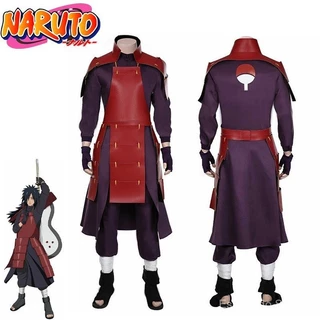 Fantasia de Cosplay de Naruto Uchiha Madara do Anime Japonês, Conjunto Completo para Festa de Natal e Carnaval ODZD