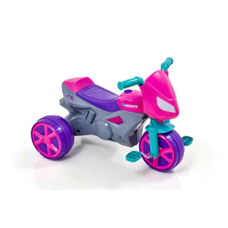 Triciclo Passeio Infantil Rosa Com Pedal Menina em Oferta na Shopee
