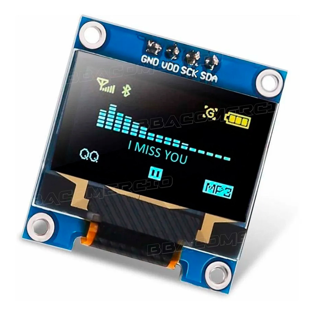 Modulo Display Oled Tela 0.96 I2c Ssd1306 Lcd p/Arduino Pic - Melhora o ...