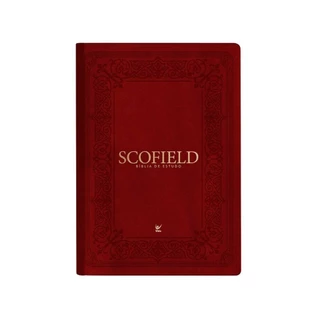 Bíblia De Estudo Scofield | AEC | Letra Grande | Palavras de Jesus em Vermelho | Luxo Vinho em Oferta na Shopee