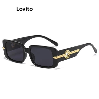 Lovito Óculos de sol de proteção UV com flores florais casuais para mulheres LFA40018
