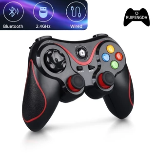 Controlador Sem Fio V8 Bluetooth 2.4G Para PS3/PS4 Gamepad Console Acessórios De Interruptor joystick TV/Android/IOS/PC