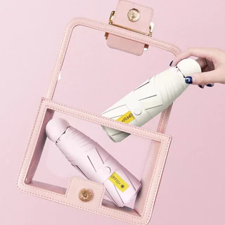 Guarda Chuva de sol Caso Óculos Da Cápsula ultra light mini Sombrinha Bolso