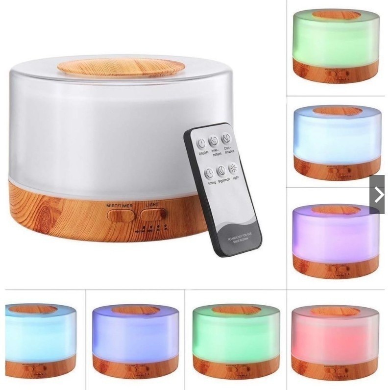 Difusor De Aromas, Umidificador De Ar Ultra-Sônico 300Ml | Shopee Brasil