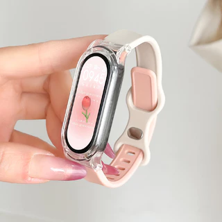 Pulseira De Silicone Para Xiaomi Mi Band 10 9 8 7 6 5 4 3 SmartWatch Substituição Esporte Bracelect Capa Miband Acessóri