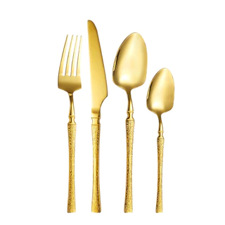 KIT24 Conjunto de Talheres De Dourado Aço Inoxidável Facas Garfos e Colheres Na Cozinha Talheres kit talheres Tramontina D2003