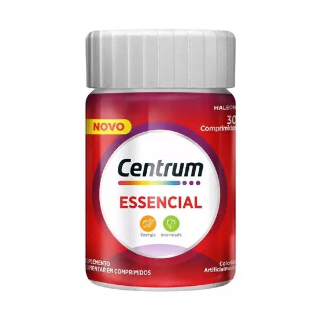 Centrum Essencial 30 Comprimidos Sabor Sem Sabor | Shopee Brasil