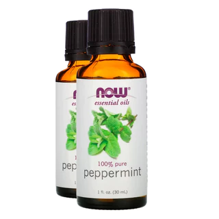 Kit 2x Óleo Hortelã 30ml Now Foods Peppermint 100% Puro Importado/Made in Usa
