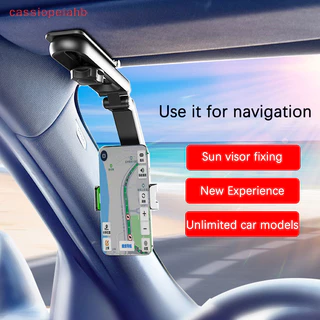 Suporte Veicular Carro Para Celular 360 ° Giratório Com Viseira Solar De Mesa Universal Multifunciona