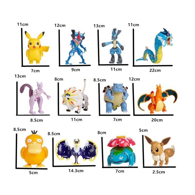 Pokemon caixa de conversão original Personagens de anime Pikachu
