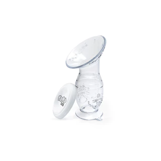 Bomba Coletora Extrator de Leite Materno Manual de Silicone Simpli Maxi Baby