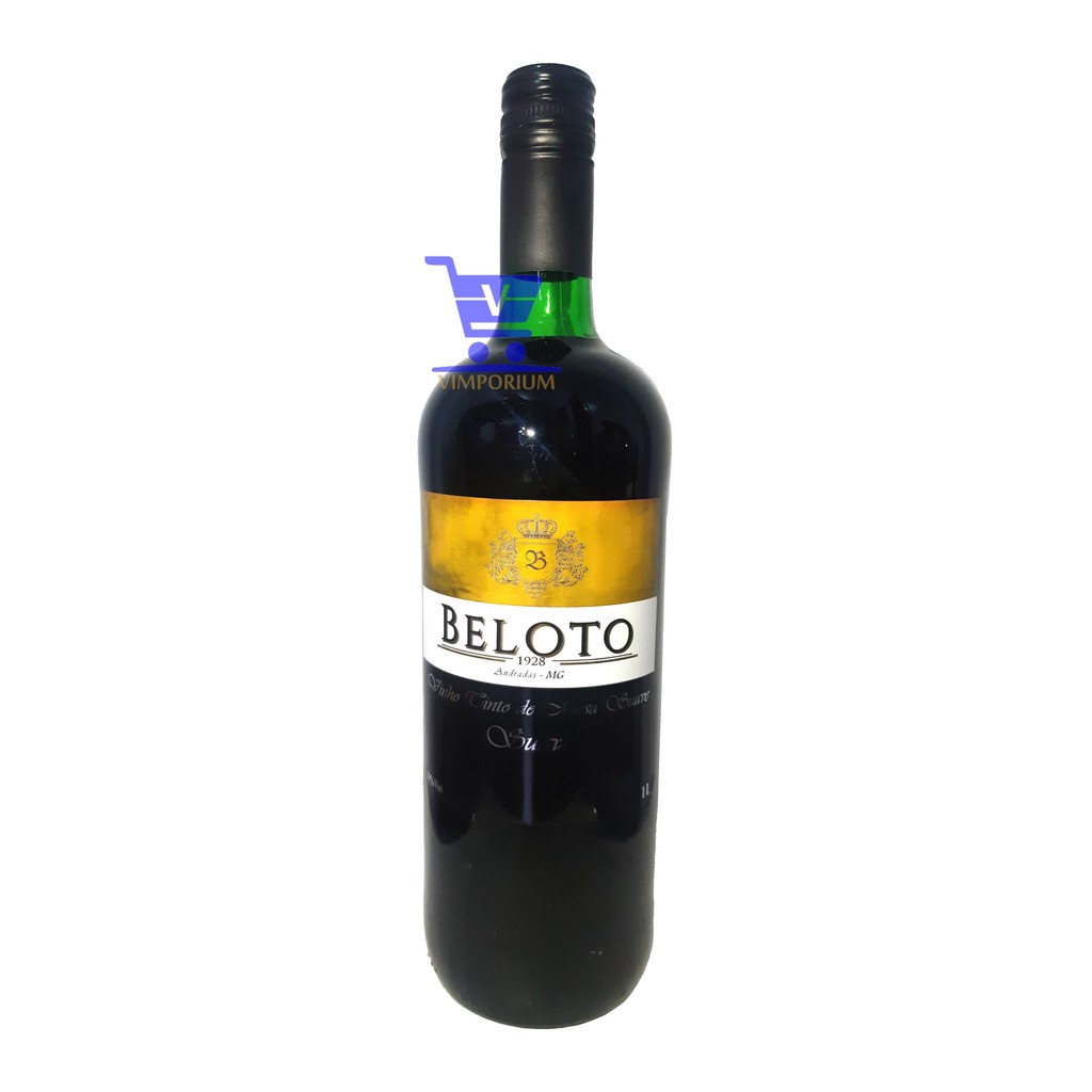 Vinho Tinto Suave 1L - Beloto desde 1928 - Bom e Barato! | Shopee Brasil